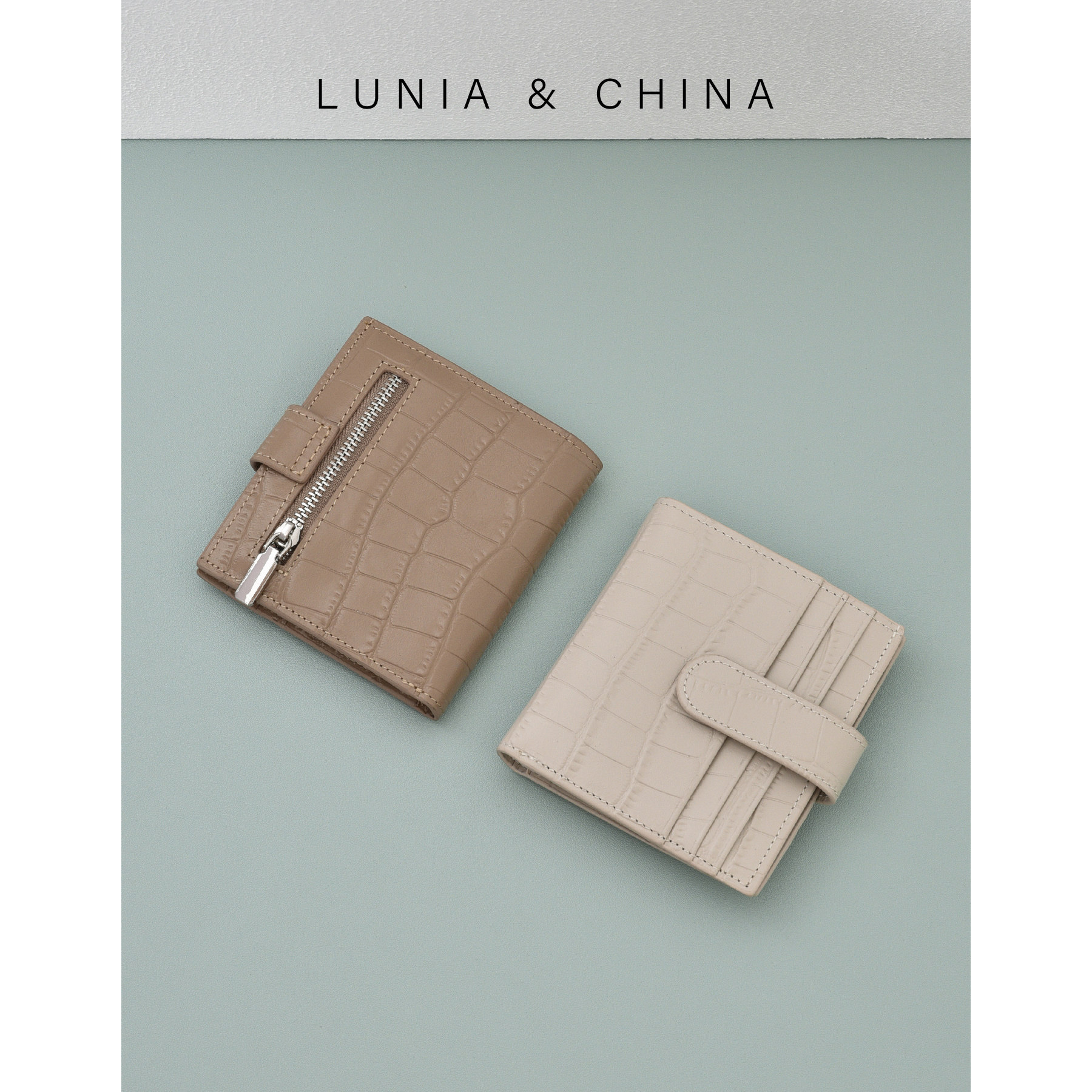 韩国东大门bucks leather零钱包 路尼亚钱包