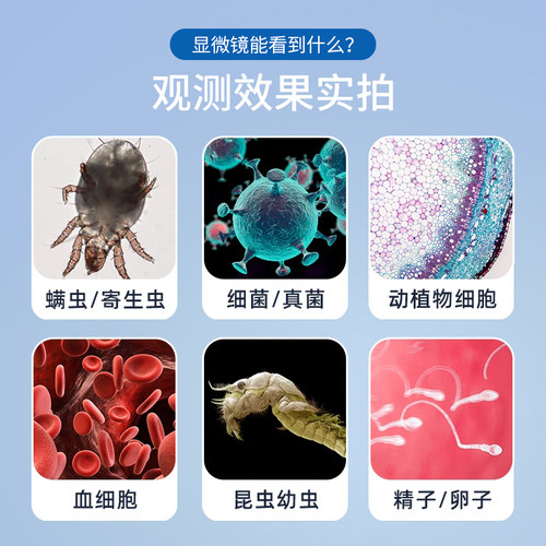猪用人工授精显微镜专业看精子恒温一体猪精液采精1600倍带显示屏 - 图2