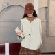 Zihan short round neck double-sided wool coat for women in winter new high-end style relaxed and warm jacket
