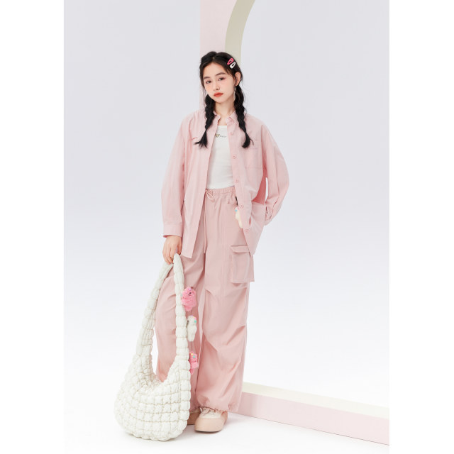 Zihan American overalls ຂອງແມ່ຍິງ summer ແລະດູໃບໄມ້ລົ່ນໃຫມ່ commuter ກາງເກງບາງວ່າງວ່າງ