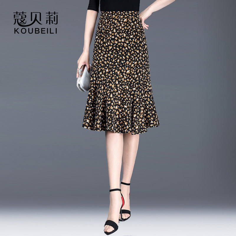 女夏显瘦胯大不规则雪纺a字半身裙 蔻贝莉半身裙