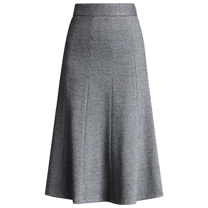 a字裙秋冬新款鱼尾中长款半身裙 蔻贝莉半身裙