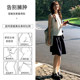 Japanese college style short skirt for women summer 2025 new elastic waist a-line umbrella skirt versatile cake sports skirt