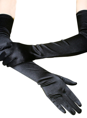 full dress glove long wedding gloves dinner party 晚礼服手套