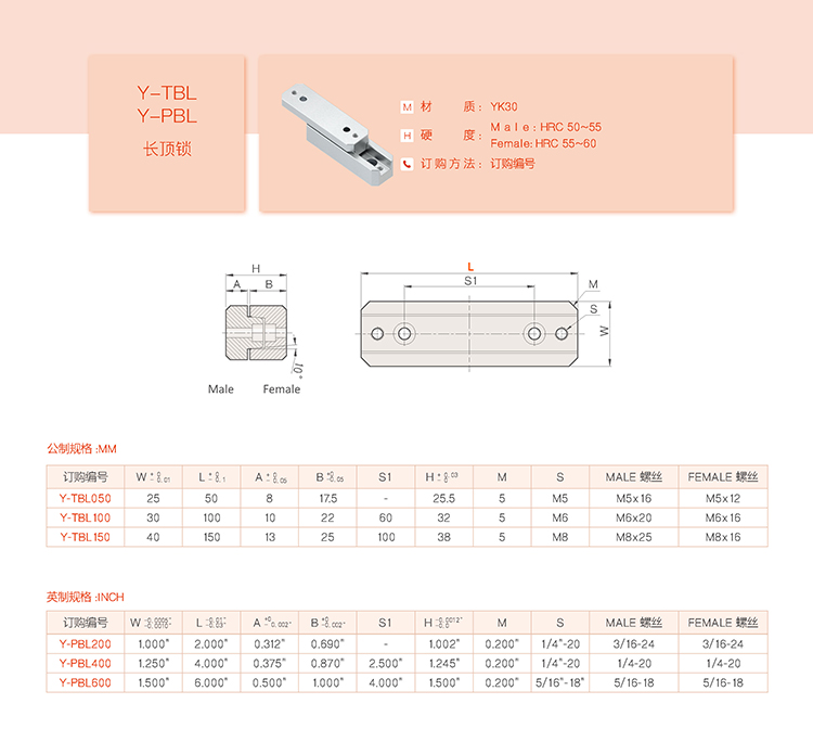 KY50/KY100导柱辅助器边锁定位块方形固定块PL38PL50模具定位包邮 - 图1