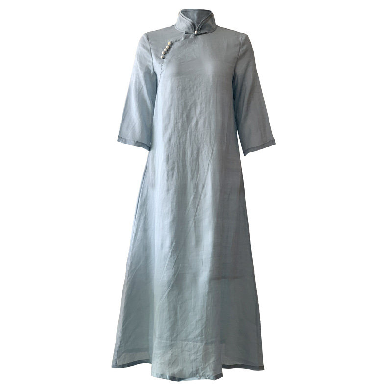 莎韵诗2020夏季新品文艺民族风改良 莎韵诗连衣裙