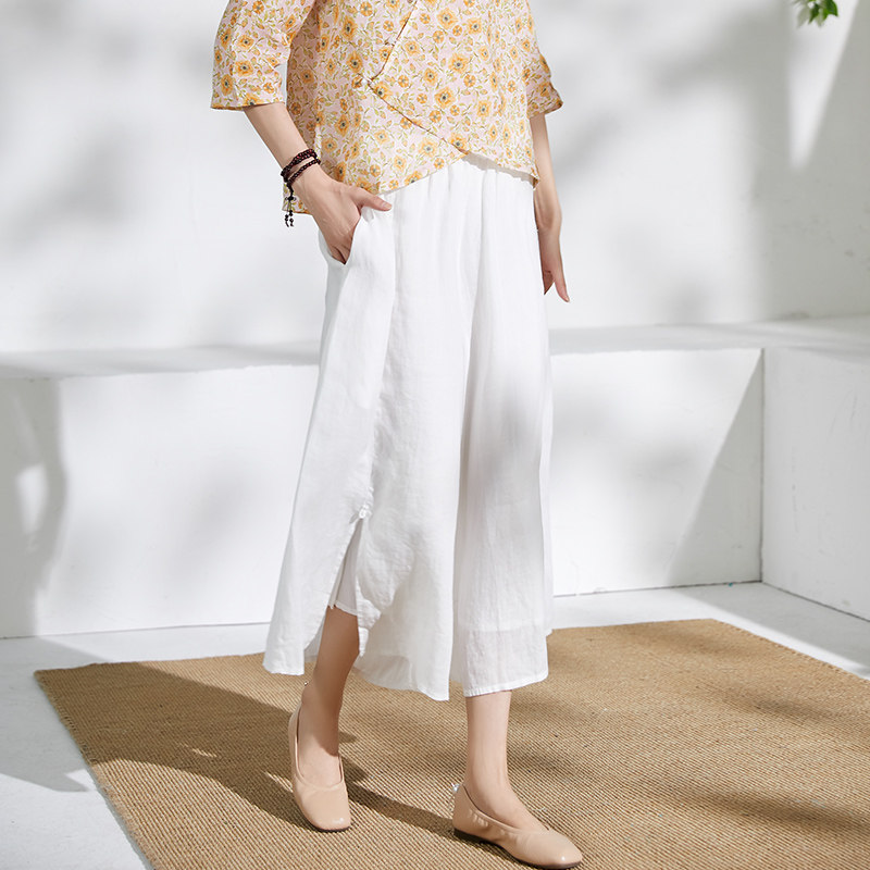 莎韵诗2022夏季新款100支细休闲裤 莎韵诗休闲裤