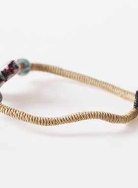 陶瓷民族风手工编织幸运四叶草