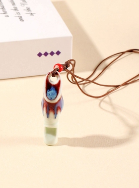 女陶瓷不怕水项坠摆摊