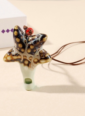 女陶瓷可调节绳子项坠摆摊