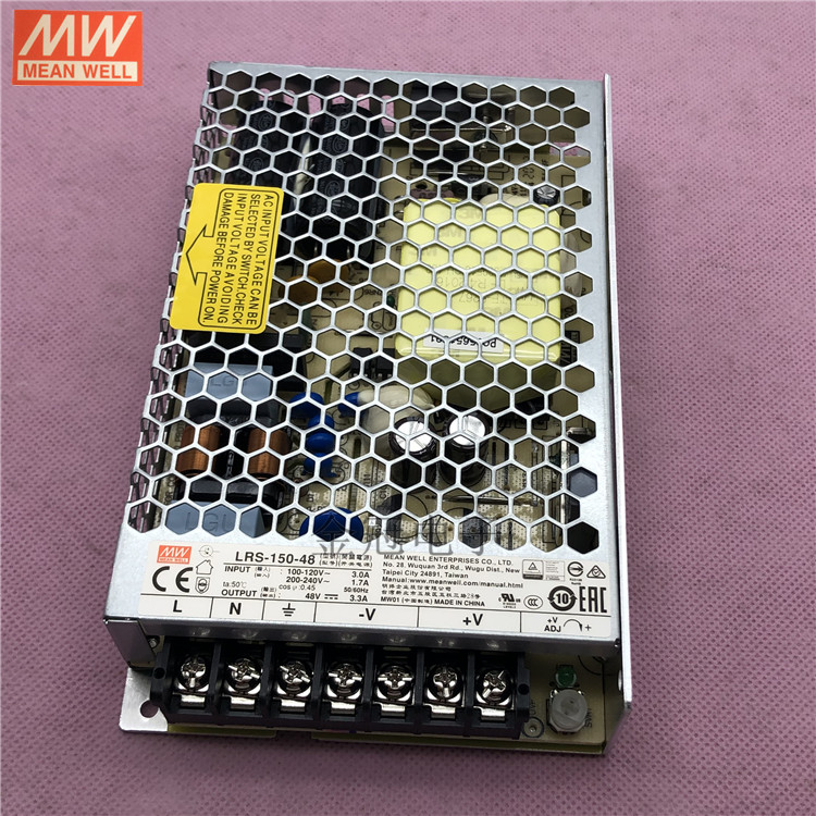 LRS-350W-48明纬开关电源48V2.3A3.3A直流LED照明LRS-100/150/200 - 图0