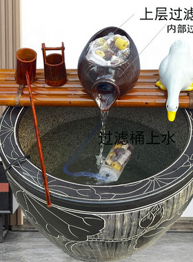 过滤增氧陶瓷招财循环