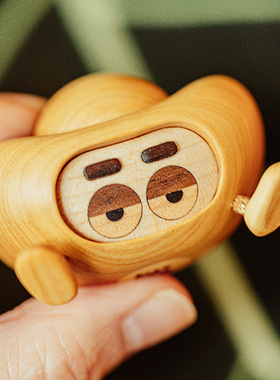 原上城原创设计新年装饰实木元宝新中式招财小摆件高档礼物