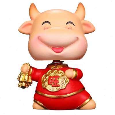 新款新圣诞节礼物汽车饰车载照片定制摇头情侣款创意车内装饰中控