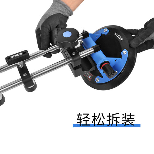 沃能气泵真空吸盘调节器大板瓷砖密缝拉紧调平器岩板无缝拼接工具 - 图2