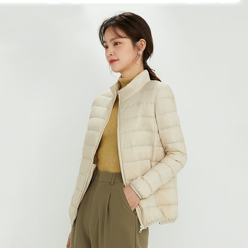 2025秋冬新款女士轻薄款立领羽绒服短款时尚羽绒外套大码女装潮,淘宝优惠券,粉丝福利购,淘宝优惠卷