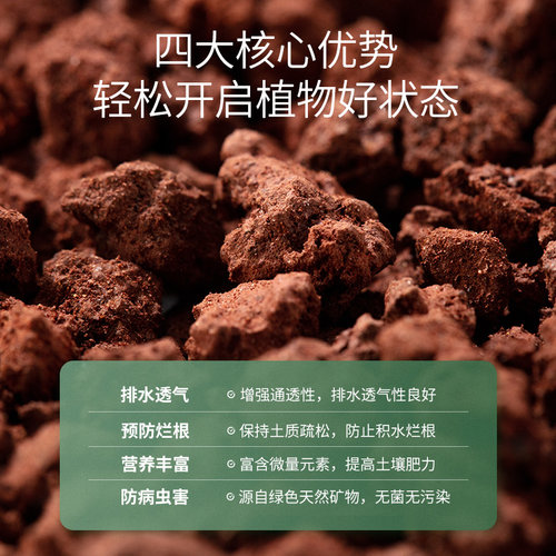 史丹利火山石颗粒红火山岩底砂天然多肉兰花专用养花红色铺面石 - 图1