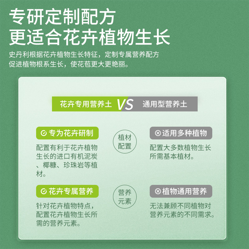 史丹利长寿花专用土花土营养土栽培土种养长寿花土壤泥土盆栽肥料 - 图0