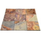 Натуральный Bluestone Gallery Courtyard Пол открытый кирпичный кирпичный кирпичный кирпичный сад. Каменный каменный камень антикварный кирпичный балкон на открытом воздухе кирпич