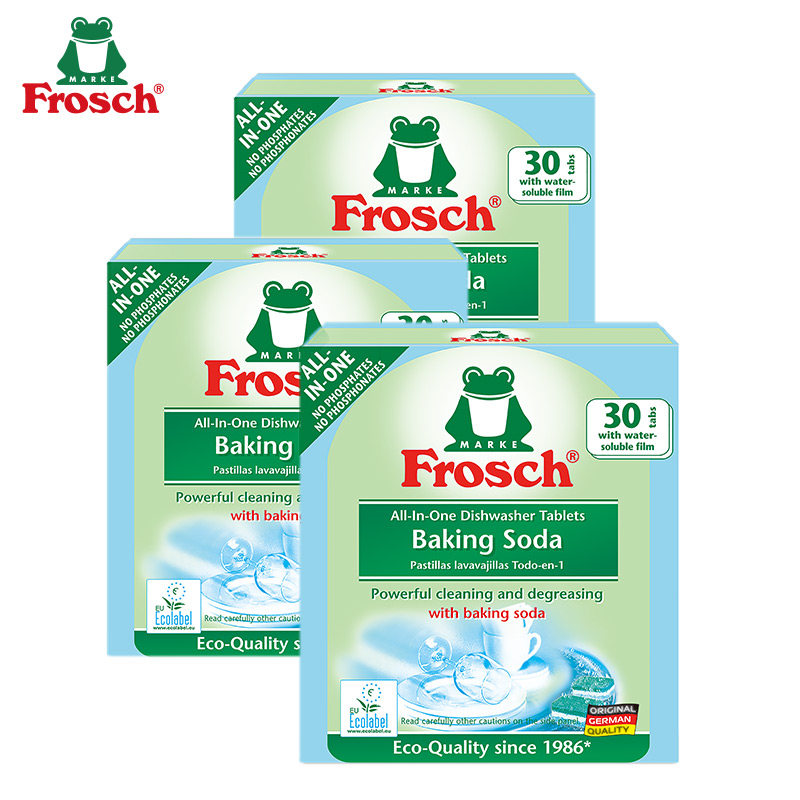 德国进口frosch洗碗机专用洗碗块 frosch家居洗碗机用洗涤剂