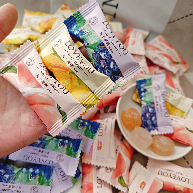 汇福园夹心硬糖散装年货喜糖过年糖果婚庆结婚喜糖零食小吃食品