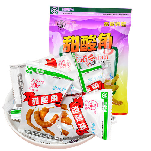 太极桥酸角糖甜角酸角云南腾冲特产冰糖酸角冻罗望子果泥怀旧零食 - 图0