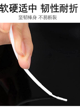 长头棉签柔软植绒不掉毛