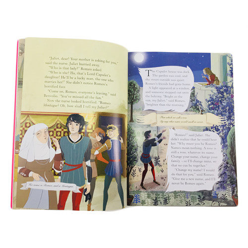 Usborne English reading Romeo and Juliet Level 3尤斯伯恩罗密欧与朱丽叶儿童英语启蒙经典故事绘本 11岁+英文原版进口-图2