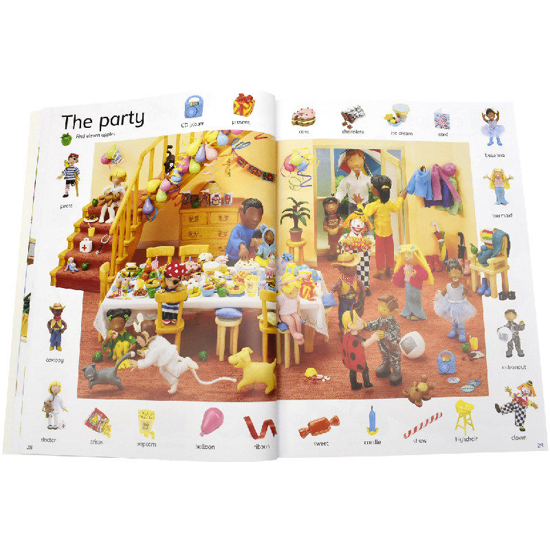 Usborne Everyday Words 尤斯伯恩 500个日常英语单词 日常词汇 英语学习 儿童早教读物 全彩插图 英文原版进口图书