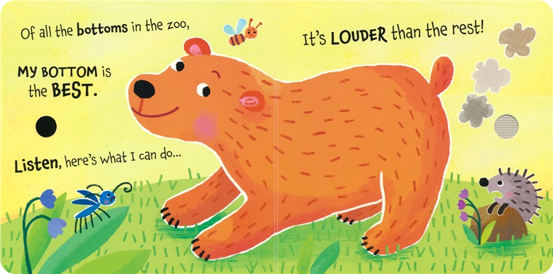 Usborne Sound Books was that your bottom, Bear？那是你的屁股吗，小熊? 尤斯伯恩 纸板发声书 低幼趣味启蒙读物 英文原版图书 - 图2