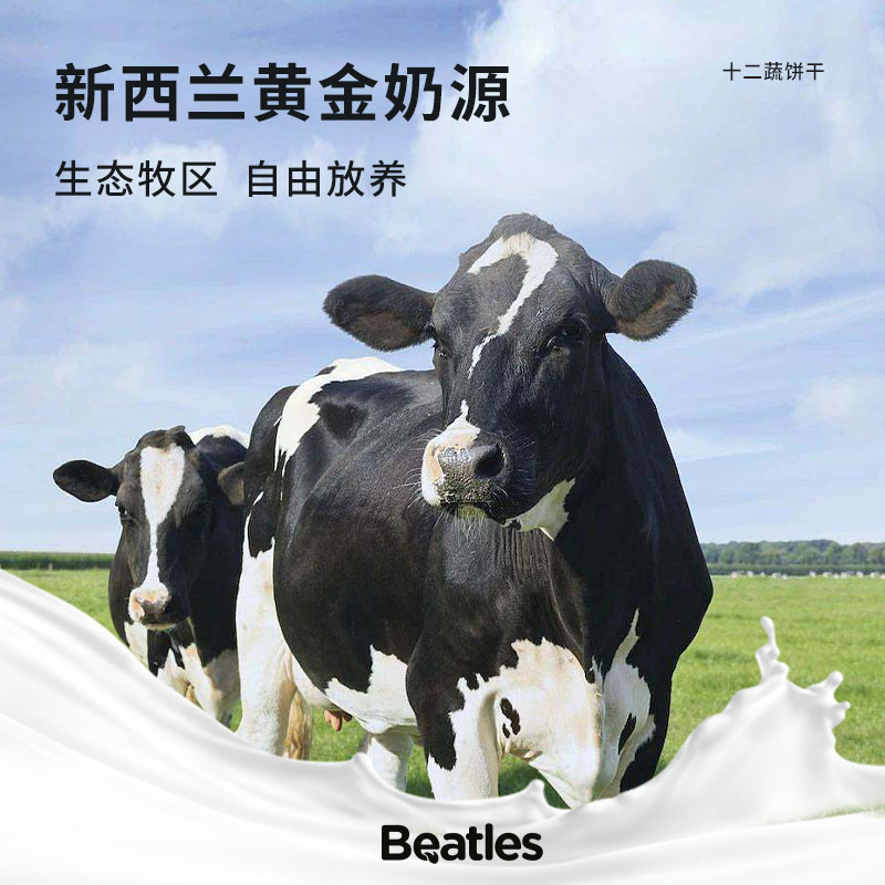 比逗仕十二蔬饼干高钙铁锌含奇亚籽芝士粉薄饼儿童休闲零食