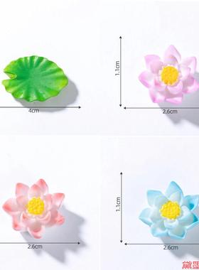 迷你仿真漂浮小船模型摆件 可下水微景观鱼缸盆景造景DIY装饰配件