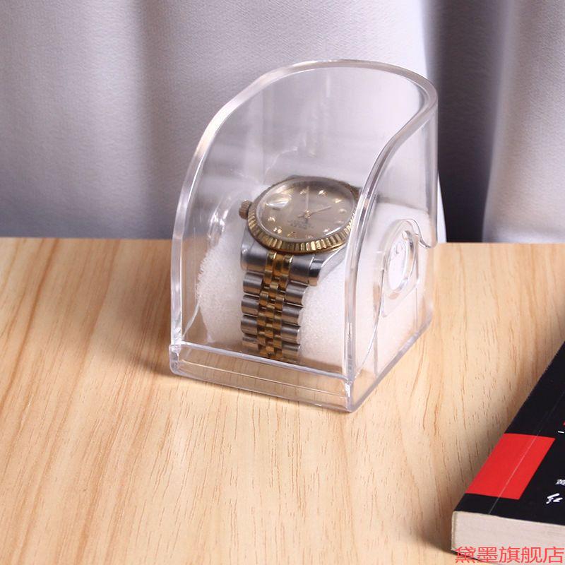 展示盒礼品盒简约手表盒现货方形包装塑料盒装饰盒透明盒电子 - 图2