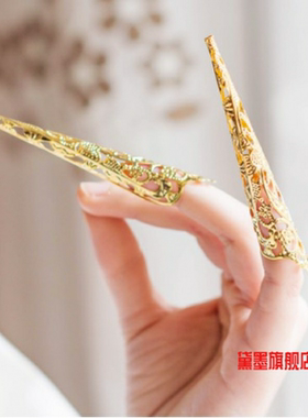 古装古风清宫廷后宫手指套护甲指甲套华妃皇后贵妃甄嬛传电视太后