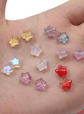 迷你新娘108MM穿珠配饰步摇五角星配件流苏水晶小星星8