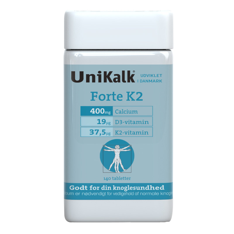 unikalk中老年钙片forte K2老人补钙骨骼关节灵腰腿疼抽筋修护骨