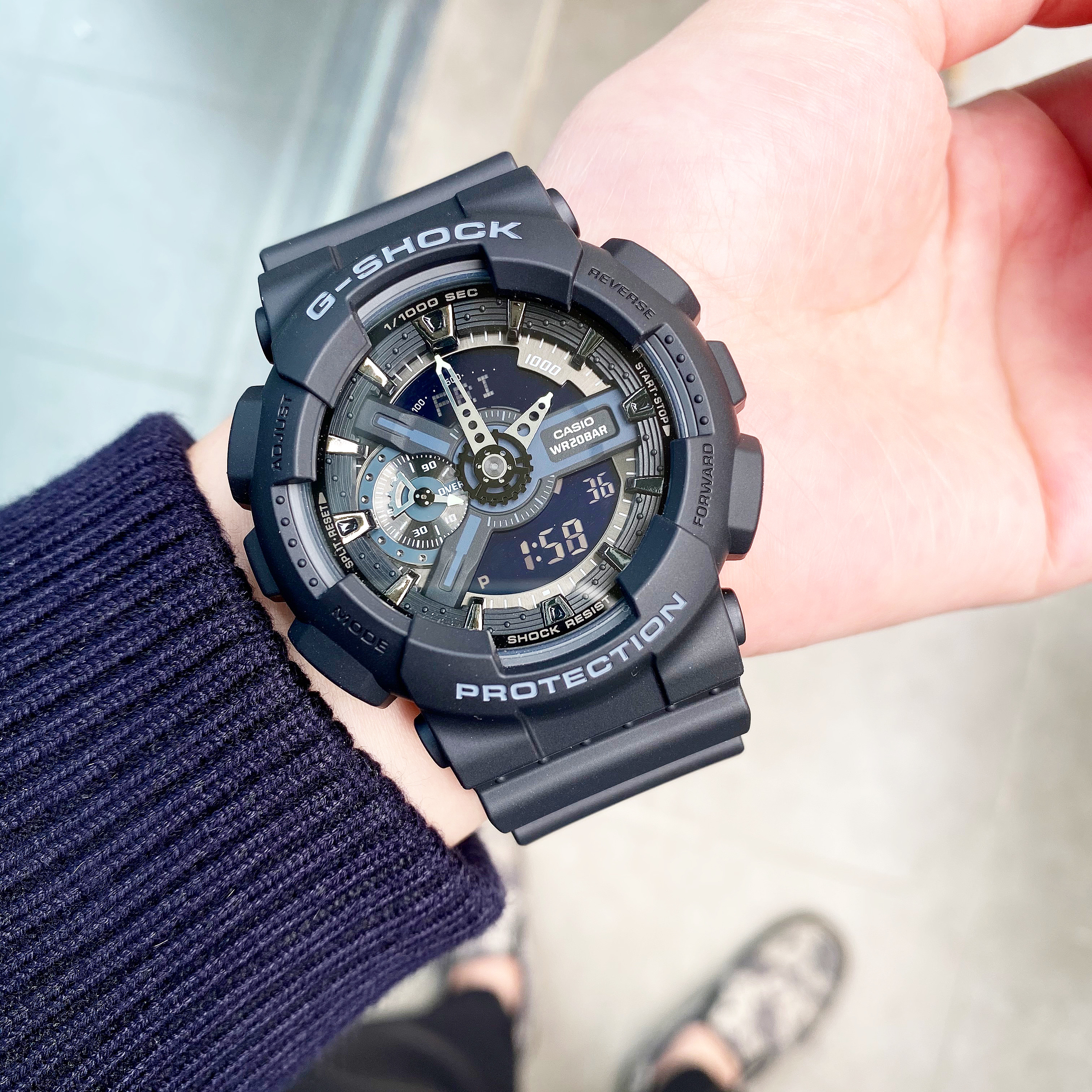 卡西欧G-SHOCK GA-100-1A1/RS/MMC/GA-110GB-1A/BL/BW/CF-1A9手表-图1