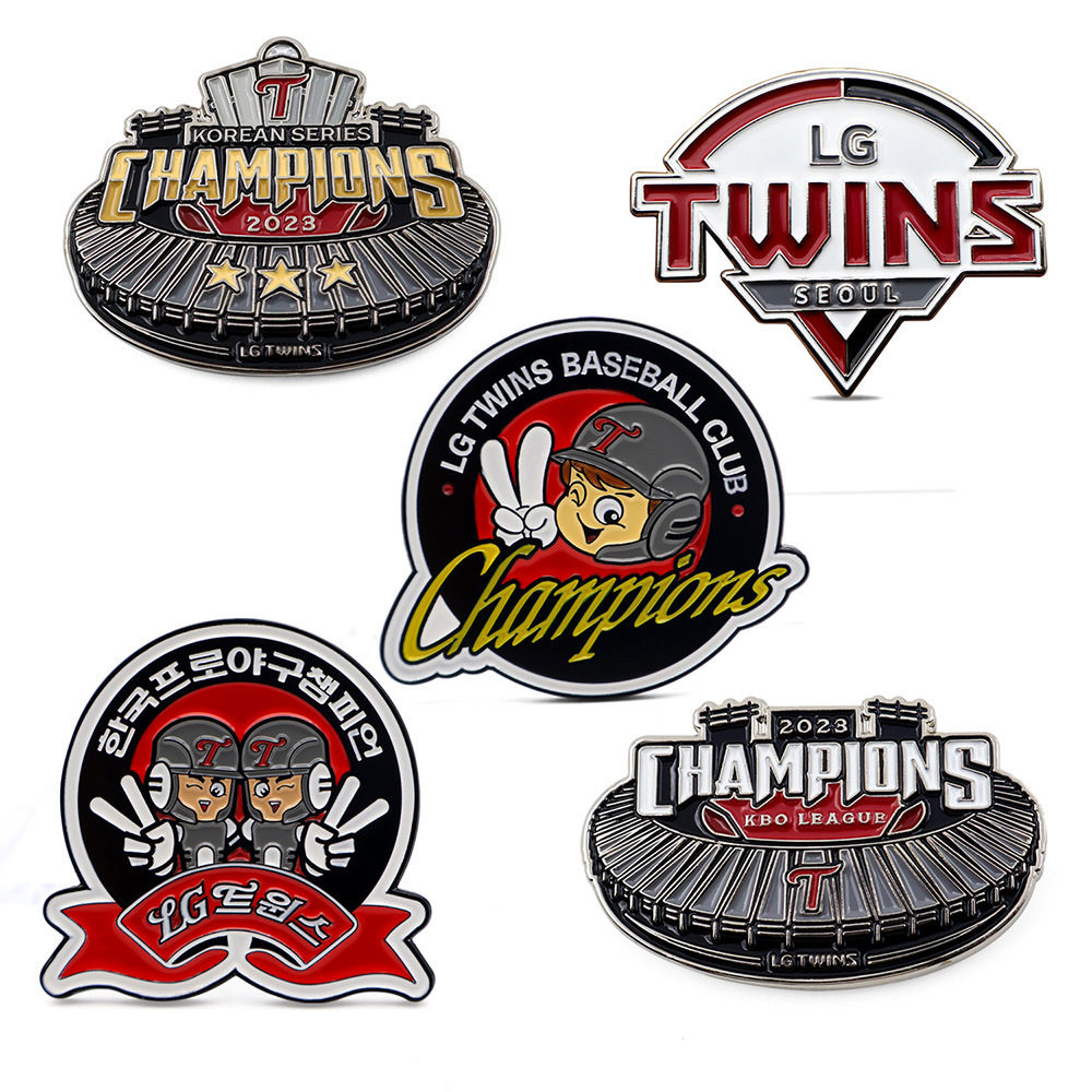 冰箱贴定制金属烤漆仿珐琅UV彩印韩国LG TWINS球队异形冰箱贴定制,淘宝优惠券,粉丝福利购,淘宝优惠卷