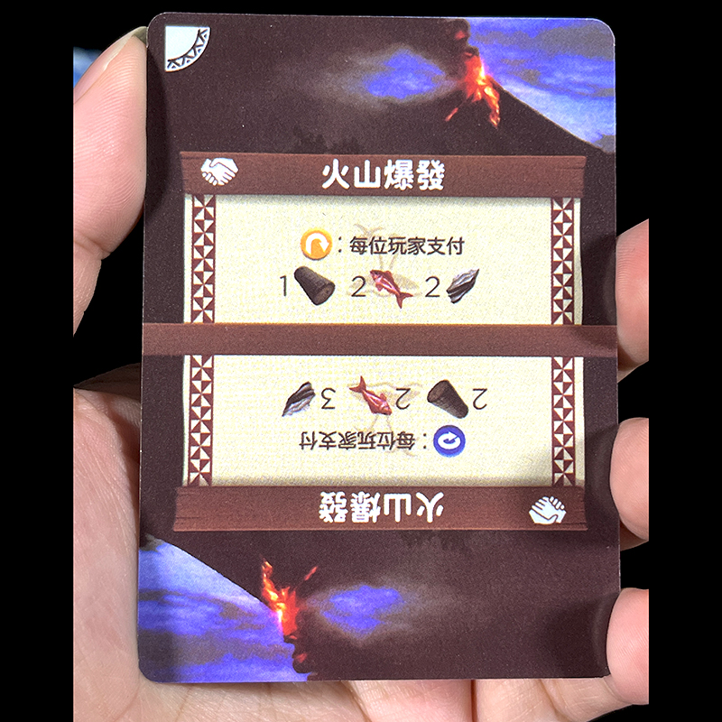 PVC棕榈岛桌游卡牌中文红蓝+皮夹单人solo双人合作palmIsland游戏-图0