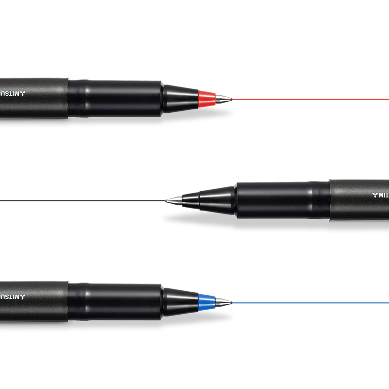 日本uni三菱进口UB-155中性笔0.7/0.5mm 耐水性直液式走珠笔UB-177 学生刷题笔商务办公签字水笔三菱官方店 - 图0