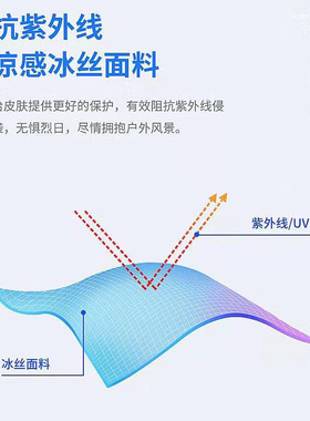 冰丝薄款防晒仿滑漏指骑行手套
