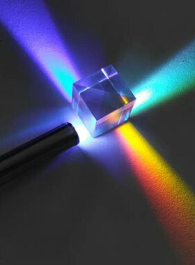 礼物创意摆件水晶合色棱镜