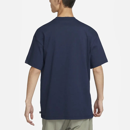 Nike/耐克正品夏季休闲圆领透气男子运动短袖T恤 FB8139-410 - 图0