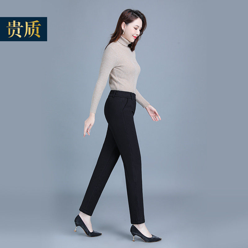 妈妈裤子女秋冬加绒加厚中老年直筒女裤外穿春秋中年女士蚕丝棉裤,淘宝优惠券,粉丝福利购,淘宝优惠卷