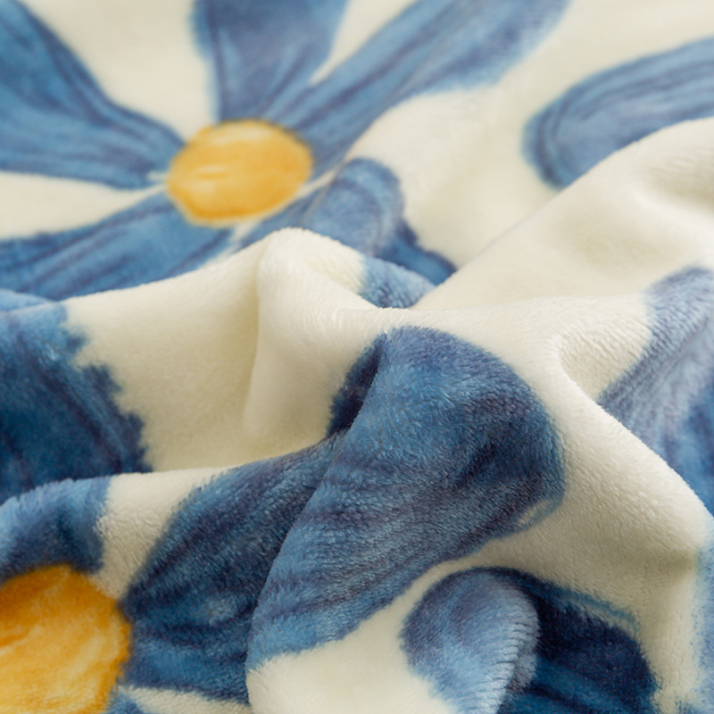毛毯牛奶绒珊瑚法兰绒春秋夏季空调盖被沙发盖毯公室午休小毯子 - 图1
