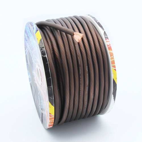 12 В Анаэробный чистый медный автомобиль, загрузка аудио -модифицированного сабвуфера, соединяющий электрические источники с отрицательным аккумулятором, соединяющие железный провод