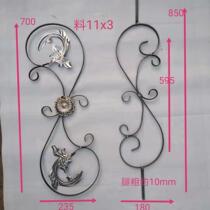 Iron Art S Stairs Decorated Leaves Flowers Stairway Eu Style Stairway Accessories Welding Upright Poles Iron Art Stairs Bird Cage Stairs