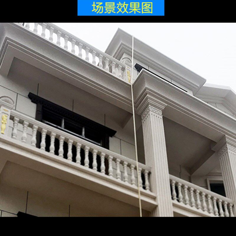 屋檐线条模具罗马柱房檐滴水线檐口飘檐天沟水泥别墅檐线腰线装饰