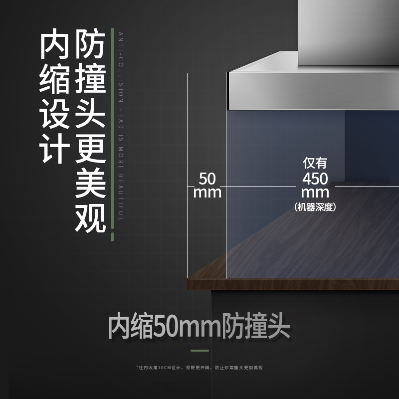 HumanTouch慧曼抽油烟机燃气灶套餐家用欧式顶吸厨房嵌入套装组合 - 图1