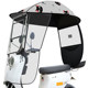 New sliding window electric motorcycle canopy